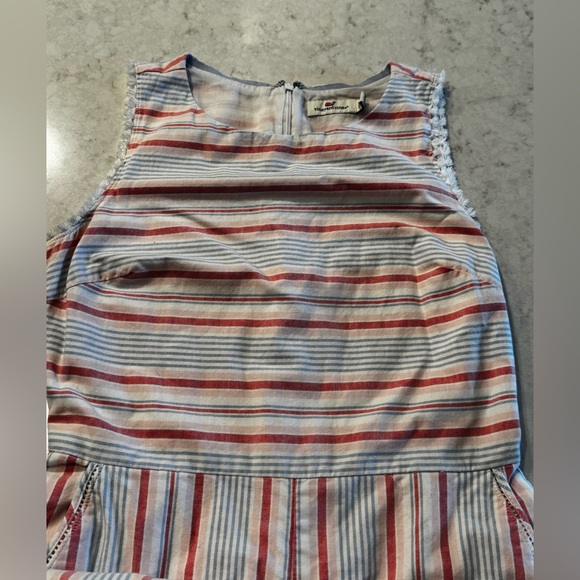 Vineyard Vines Red and Blue Striped Top - Picture 4 of 8